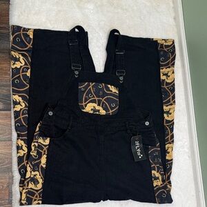 NWT Pony Pants western print Overalls 2X
